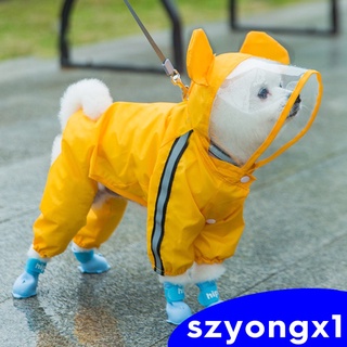 ¡mejor Venta! Pet Dog chamarra para perros/funda De lluvia con capucha/chamarra impermeable/cubierta De lluvia/ropa