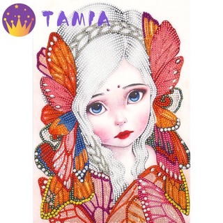 Tamia Girl series diamante de resina de diamante en forma especial (YK075)