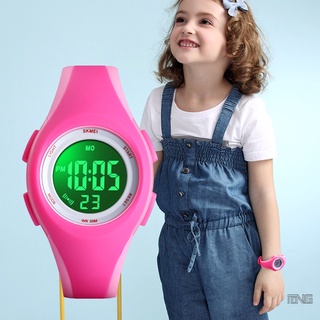 Reloj de pulsera electrónico deportivo deportivo para niños y niños con correa ajustable para exteriores