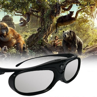 [canmove] gafas 3d gl2100 inteligente de alta definición de imagen recargable negro activo obturador película gafas para dlp link 3d proyectores/tvs