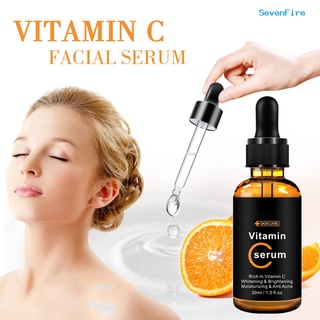 sevenfire 30ml esencia hidratante fácil de usar antiarrugas exquisita vitamina c aceite esencial para cosméticos