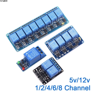 5v 12v 1 2 4 6 8 way Relay módulo para arduino 1 2 4 6 8 canales relé módulo con salida de relé optoacoplador