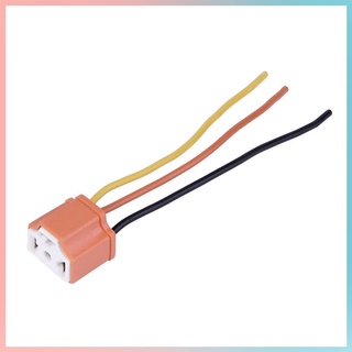 NEW⚡H4 Car Female Ceramic Headlight Extension Connector Plug Light Wire Socket (1)