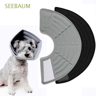 seebaum - collar de seguridad para perros, ajustable, suministros para mascotas, collar de recuperación, cono para cachorro, antimordida, después de la cirugía, cono de perro, cono multicolor (1)