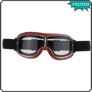 Retro Vintage Cruiser Motorcycle Scooter Goggles Dirt Bike Glasses #5