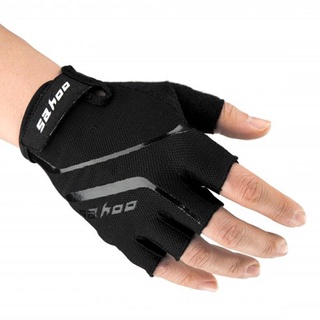 [mee] guantes de medio dedo antideslizantes para ciclismo/ciclismo/bicicleta/antideslizante/negro
