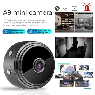 Mini cámara A9 1080p HD cámara IP versión de voz nocturna video seguridad inalámbrica vigilancia wifi melostore (3)