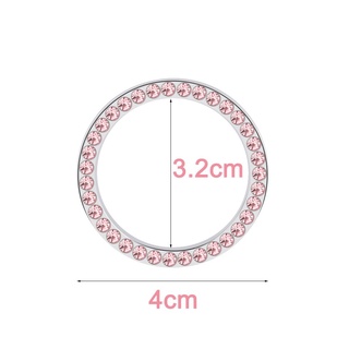 Suhu anillo De Diamante práctico Decorativo con acabado De Círculos De 40 mm/1.57" (2)