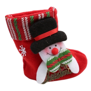 calcetín de navidad calcetín de santa claus caramelo alce bolsa de regalo árbol de navidad decoración colgante