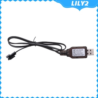 Li2 cable De carga De batería Ni-Mh/Ni-Cd Usb Macho a Usb 7.2v a Sm-2P