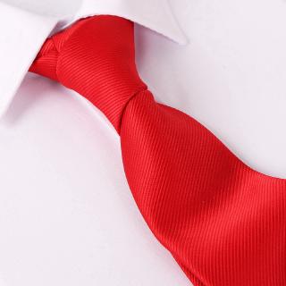 Los hombres de negocios de Color sólido Casual lazo Formal vestido de hilo teñido poliéster traje de seda Collar accesorios Collar flor Cravat (6)