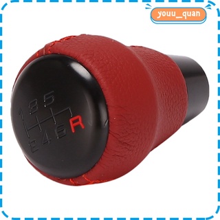 [youu_quan] Interruptor De engranaje De 6 Spd Mt De cuero rojo color negro Anodizado con cambio De Lever Para Honda oneplus Tipo R 17-21 (8)