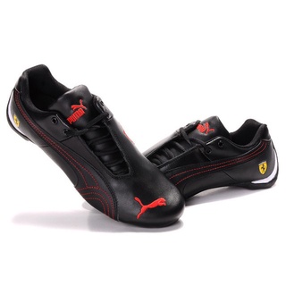 Original PUMA Zapatos Future cat M2 Ferrari Racing Kasut Rojo Negro Al Aire Libre