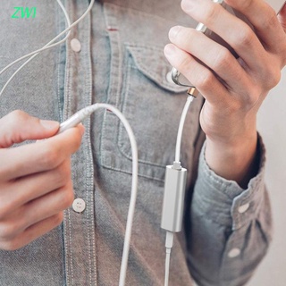 zwi usb type-c a 3,5 mm jack estéreo auriculares cable adaptador de audio externo tarjeta de sonido jack