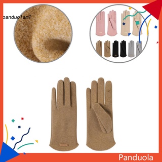 Pandu guantes cálidos duraderos para pantalla táctil/guantes de invierno de dedo completo para exteriores