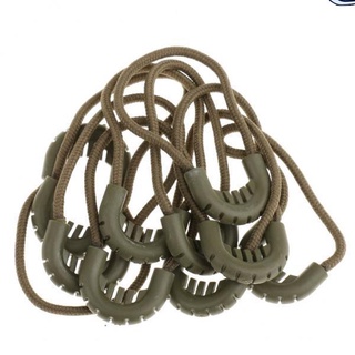 2x10x Zipper Pulls Cord Rope Ends Lock Zip Slider For Clothing/Bags Army Green