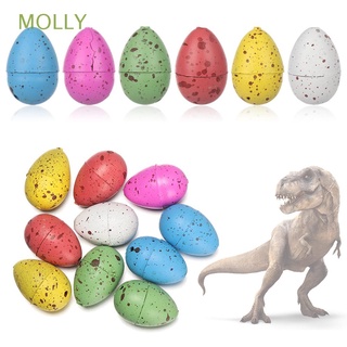 molly 1/5/10/60pcs regalos huevos de dinosaurio huevos de pascua inflables juguetes novedosos juguetes de niños lindo mini niños juguetes educativos animales en crecimiento