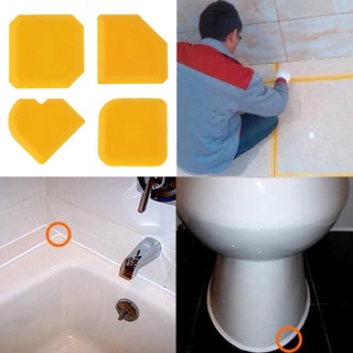 4 piezas de silicona de cemento raspador de vidrio sellador removedor de lechadas hogar caulking herramienta (2)