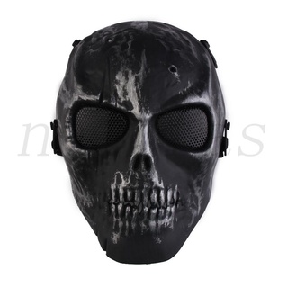 (NF) Skull Skeleton Airsoft Paintball War Game Full Face Protection Mask Guard UEB2