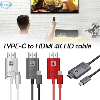 Wltv Adaptador De cable Usb Tipo C a Adaptador Hdmi De compatibilidad ancha Portátil Para el hogar
