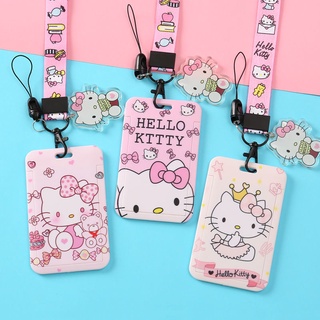 Hello Kitty LANYARD ID-Tarjeta De Identificación Retráctil