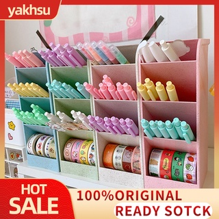 Yakhsu - soporte para bolígrafos, ahorro de espacio, plástico, herramientas de maquillaje, caja organizadora para el hogar (1)