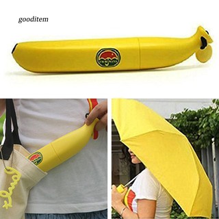 MAC1_Children - paraguas plegable Anti-UV para sol con forma de plátano (1)
