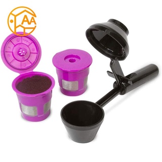 Filtros reutilizables para cápsulas de café, cuchara de café, para Keurig K-Duo, K-Mini,,, K-Series y seleccione cafeteras de una sola taza