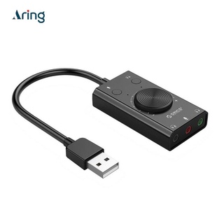 SC2 externo USB tarjeta de sonido estéreo micrófono altavoz 3,5 mm auriculares Jack de Audio (1)