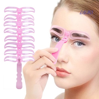 laliks 8Pcs Eyebrow Stencils Brow Rulers Professional Grooming Drawing Card Guides