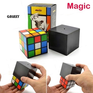 rubikscube fantasía primer plano cubo mágico profesional restaurar cubo de rubik magic props mago suministros juguetes trucos (color: multicolor)