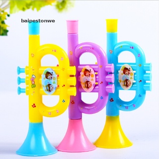 *baipestonwe* colorido plástico trompeta hooter bebé niños instrumento musical educación temprana juguete venta caliente