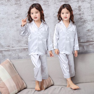 otoño niñas padre-hijo pijamas de manga larga niños ropa con aire acondicionado