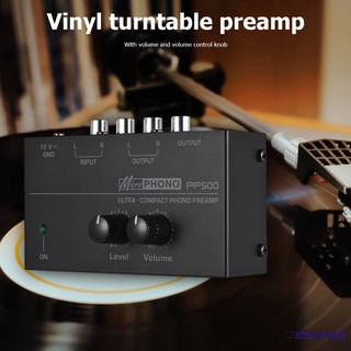 Preamplificador PP500 Phono con control de volumen y nivel de reproducción-discos de vinilo LP sx