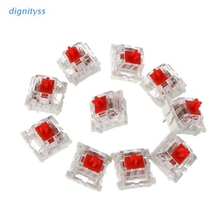 Explosion 10Pcs 3 Pin Mechanical Keyboard Switch Red Replacement For Gateron Cherry MX