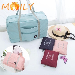 Moily bolsa de viaje grande bolsa de viaje de negocios impermeable plegable bolsa de almacenamiento de mujeres y hombres portátil ligero ropa bolsos organizador de equipaje/Multicolor