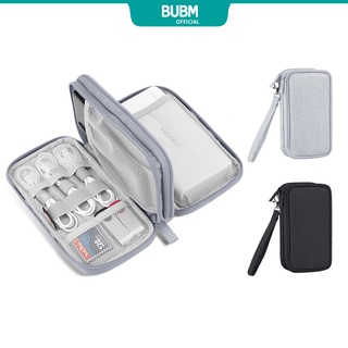 bubm - bolsa portátil para banco de energía (20000mah, batería externa, cargador, cable usb, disco duro, auriculares)