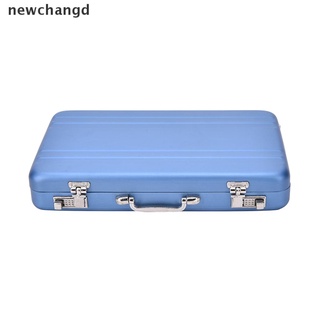 [nuevo] mini lindo maletín con contraseña, estuche para tarjetas bancarias,