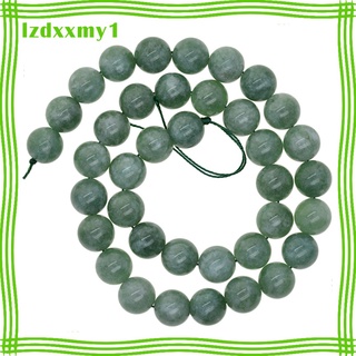 Kiddy Malay Jade verde joyería hacer cuentas redondas sueltas 15 pulgadas 10 mm