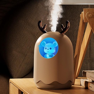 nak lindo antlers 300ml mini humidificador usb silencio aroma difusor de aceite esencial niebla aromaterapia mist maker con luz led (1)
