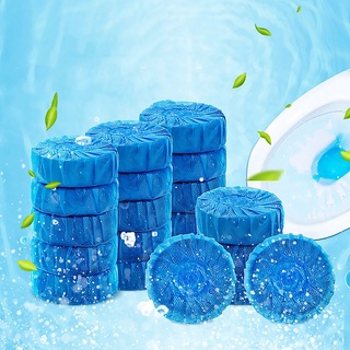 GREATESTIN 1/10PCS Fresh Gel Automatic Household Aromatic Deodorant Toilet Cleaner Air Freshener Detergent Bathroom Magic Blue Bubble (8)