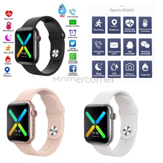 Reloj inteligente x8-1.44HD serie 6 Bluetooth llamada ritmo cardiaco rastreador de ejercicios PK iwo 15 14 x7 para Apple iphone Android