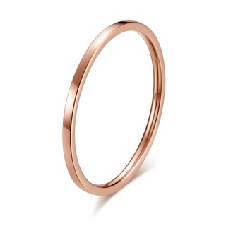 anillo de acero inoxidable para parejas/anillo simple para enamorados/regalos para el día de san valentín