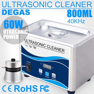Limpiador ultrasónico digital 60W Sonicator limpiador de la máquina para reloj de joyería gafas de afeitar óxidos lavadora enchufe del reino unido (2)