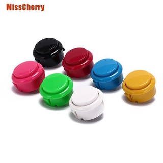 [MissCherry] 10 botones pulsadores de 30 mm para juegos de botones arcade piezas de 7 colores