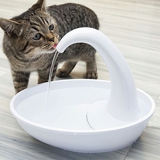 Automatic Swan Drinking Water Fountain Water Dispenser Water Feeding Container (1)