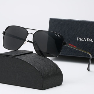 ! ¡Prada! Las nuevas gafas de sol polarizadas Anti-UV 400 para conducir para hombre Kaca Mata