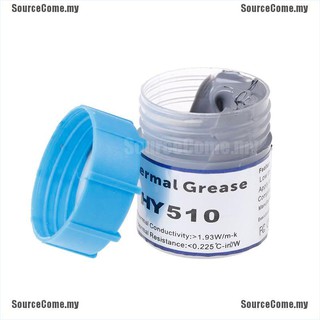 [fuente] 15g hy510 cpu compuesto de grasa térmica pasta de silicona conductiva térmica [my]