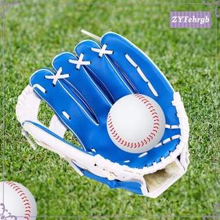 guantes de béisbol sólido softbol teeball guante para niños adolescentes adultos