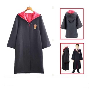 Nuevo Cosplay de Harry Potter Slytherin capa Hufflepuff capa Gryffindor túnica adulto Cos disfraz (1)